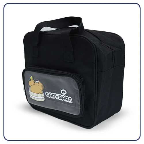 Lonchera Térmica con Bolsillo Estampado