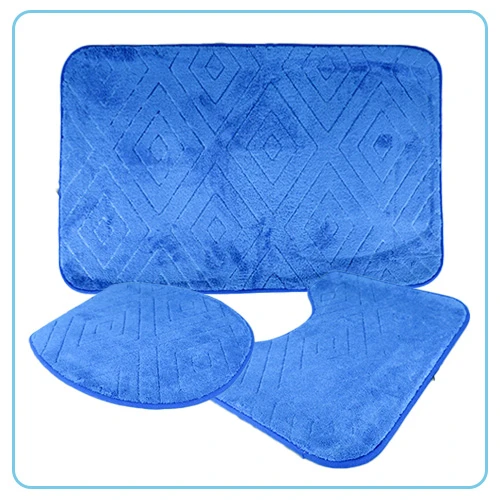Set de 3 Alfombras para Baño 80x50cm