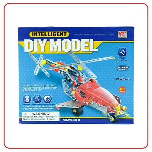 Armable Metálico de Avioneta 204 Piezas