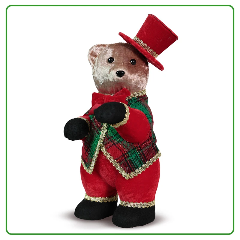 Osito Navideño con Sombrero de 32cm