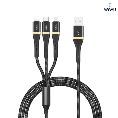 Cable de Carga 3 en 1 Élite 2.4A WIWU Wi-C011