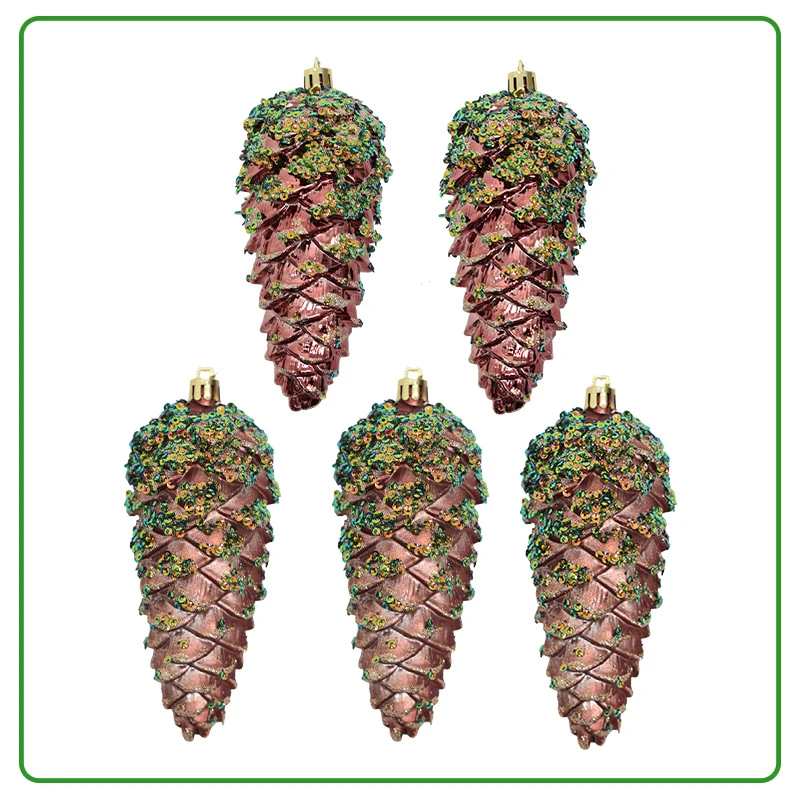 Juego de 5 Bambalinas Tipo Pino 14cm