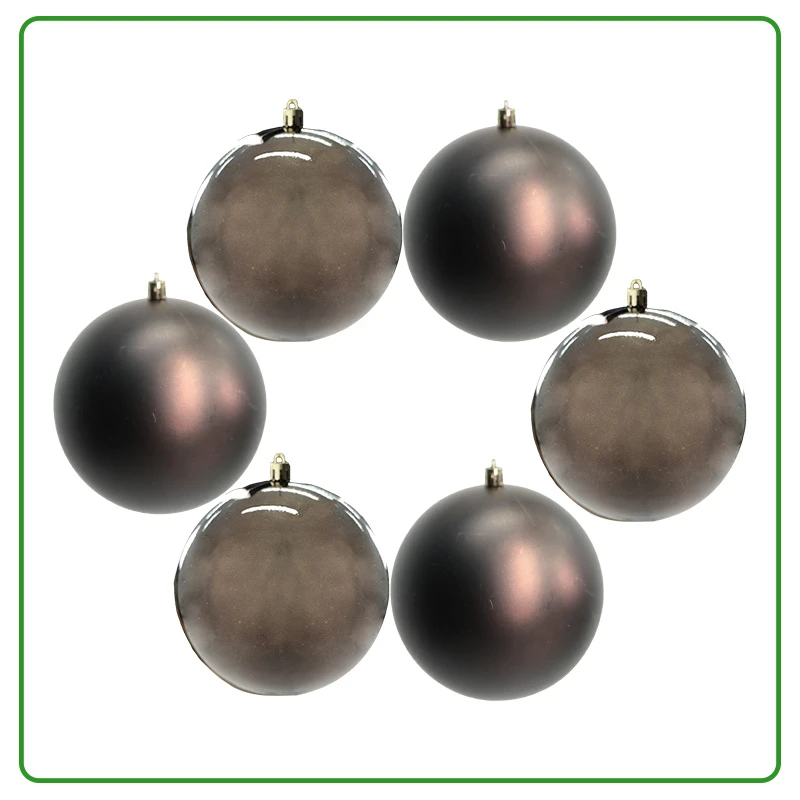 Juego de 6 Bambalinas Negras 12cm c/u