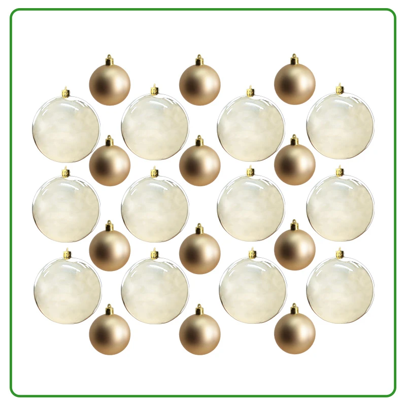 Juego de 24 Bambalinas Champagne