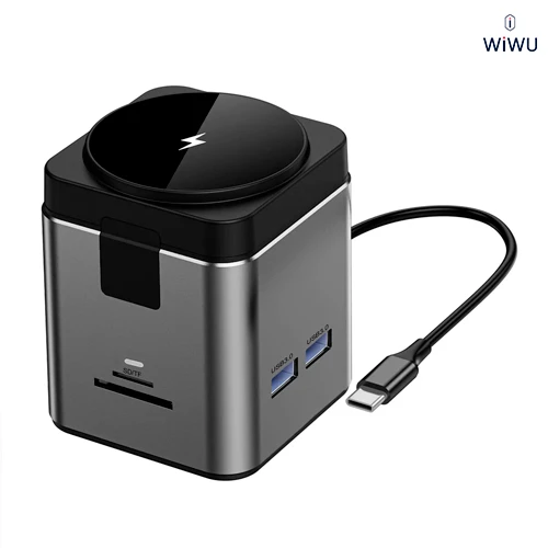 Estación de Carga Multipuertos Cube HUD 100W WIWU