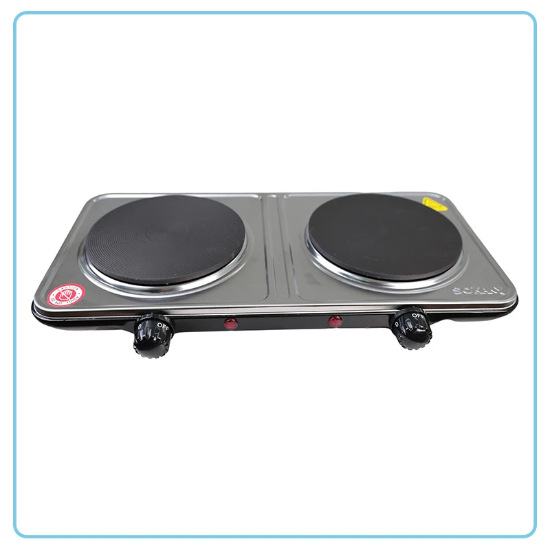 Cocina Eléctrica Tipo Placa Doble Hornilla