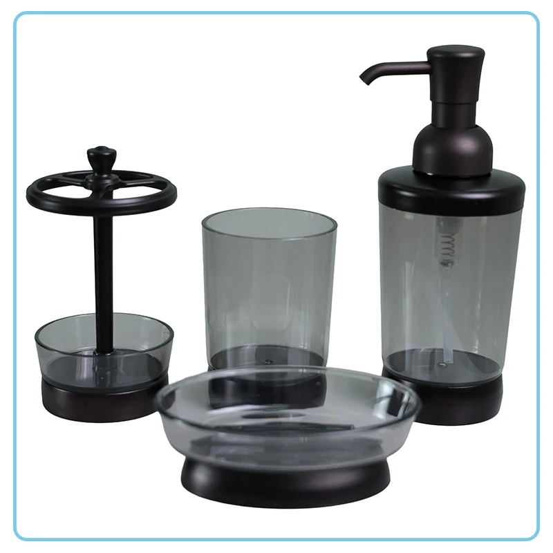 Juego de 4 Accesorios para Baño