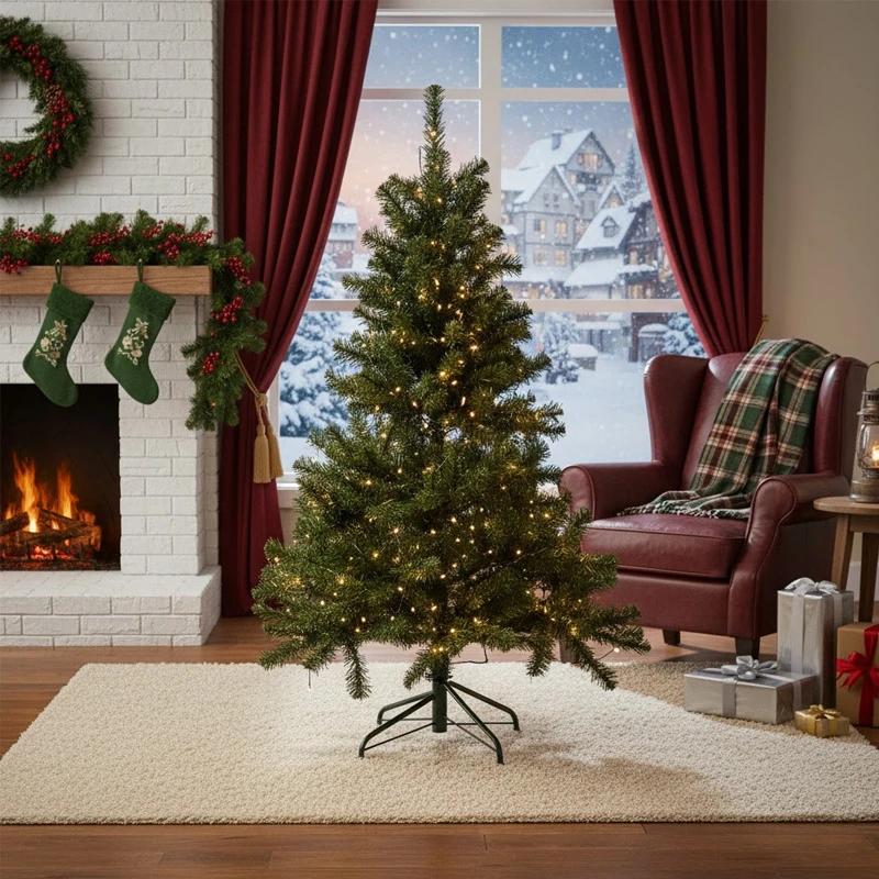 Árbol de Navidad con Luces 138cm