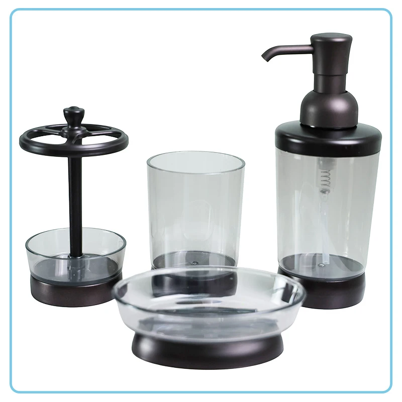 Juego de 4 Accesorios para Baño