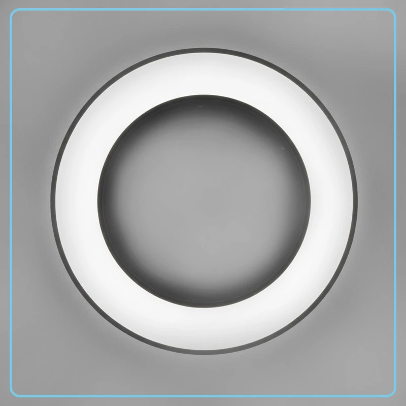 Lámpara Redonda Colgante Negra 45W 6000K