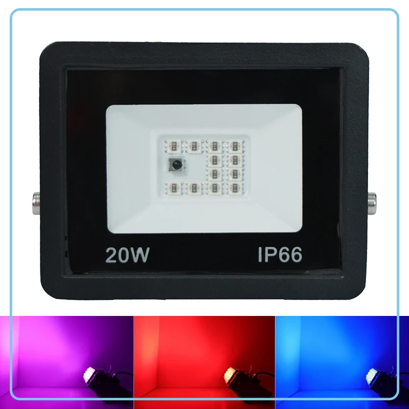 Reflector X6-20W con Control Remoto