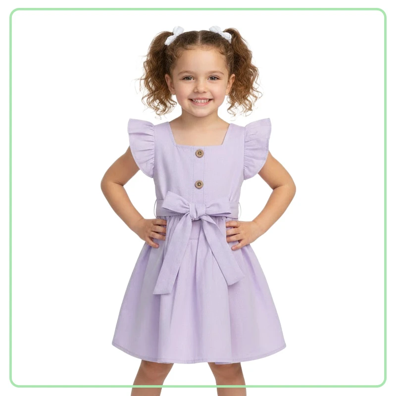 Vestido Morado de Bebé BUNGY