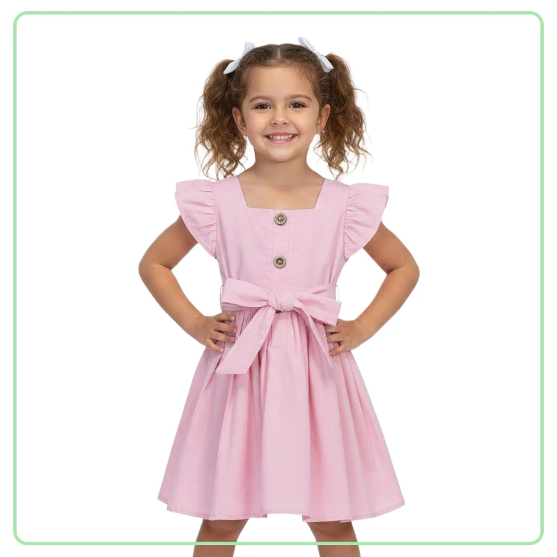 Vestido Rosado de Bebé BUNGY