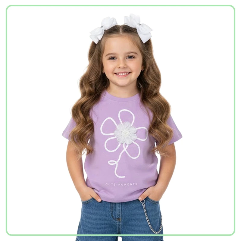 Franela Morada de Niña BUNGY