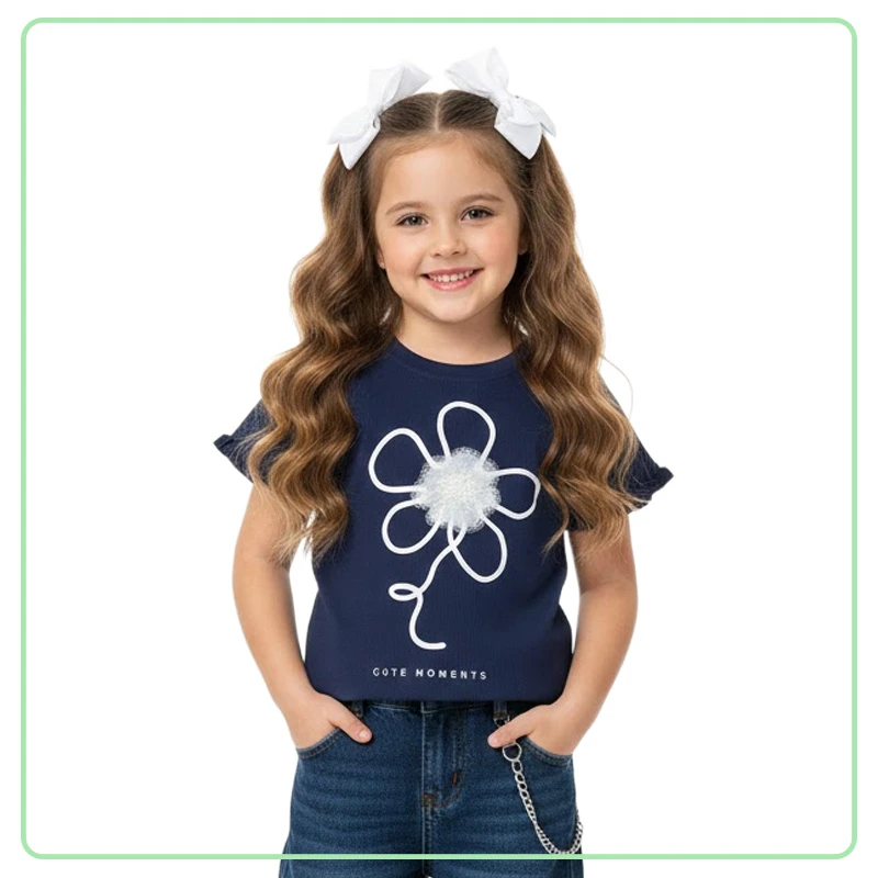 Franela Azul de Niña BUNGY