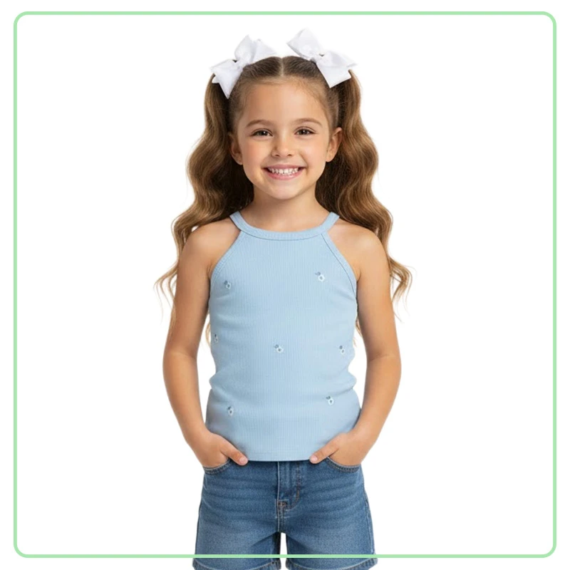 Blusa Azul de Niña Juvenil BUNGY