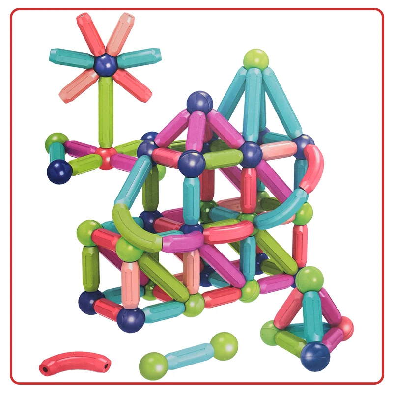 Juego Didáctico Magnético 64 Piezas