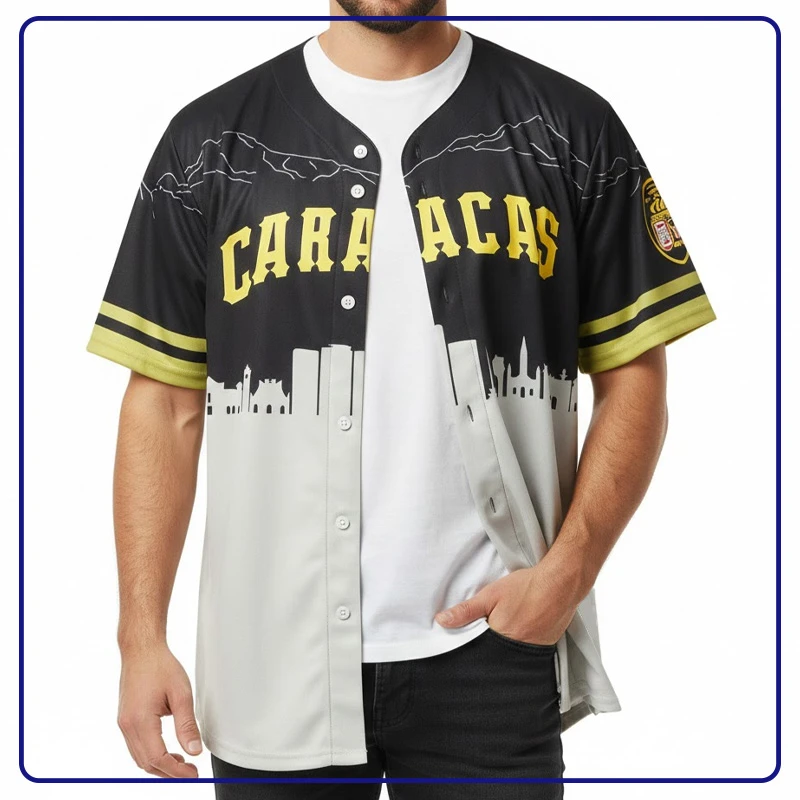 Camisa de Béisbol del Caracas