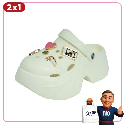 Sandalia Plástica de Dama Tipo Crocs – M106