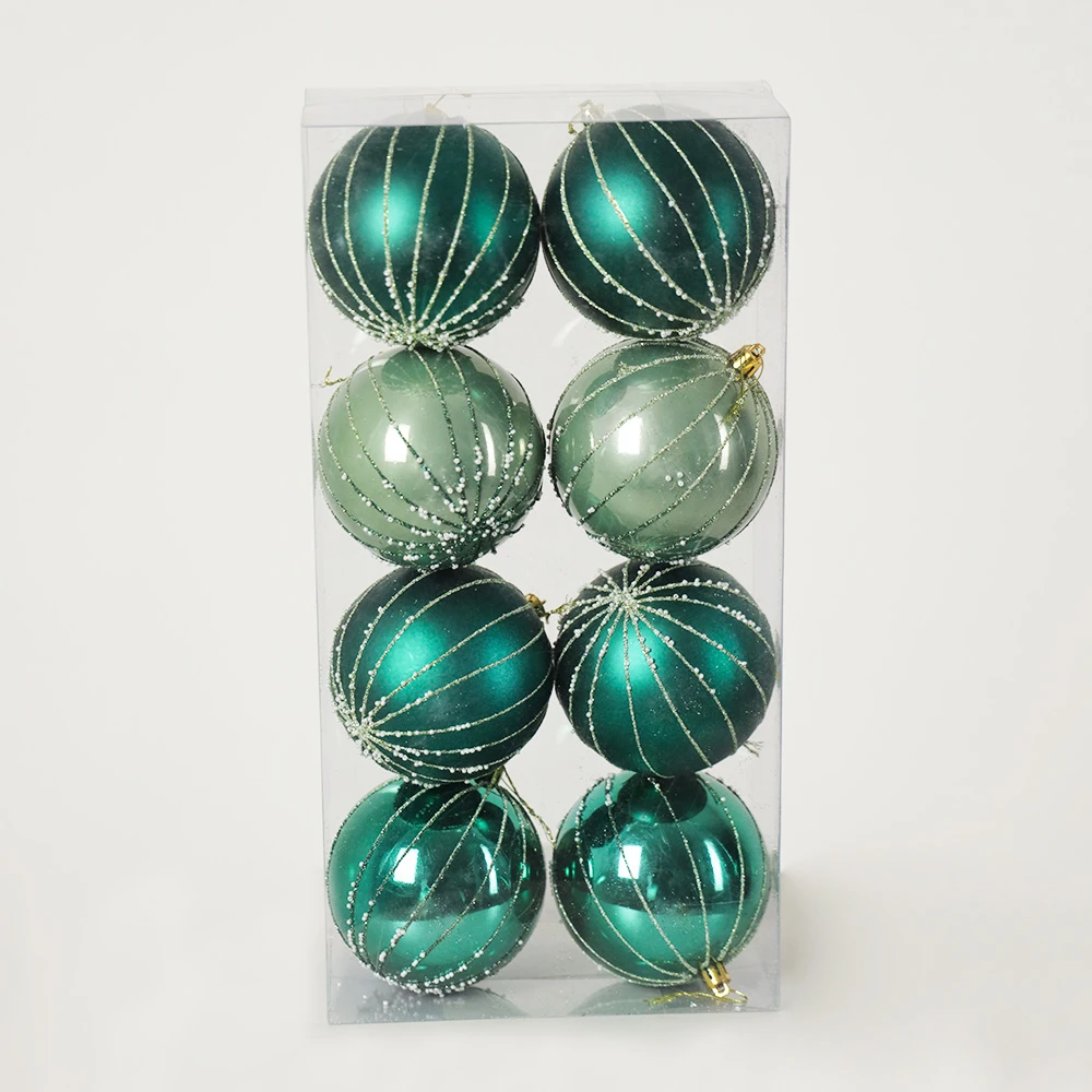 Set de 8 Bambalinas Verdes en Distintos Tonos